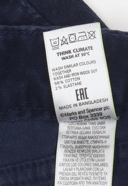 Womens UK Size 14 Marks and Spencer Regular Fit Skinny Blue Jeans