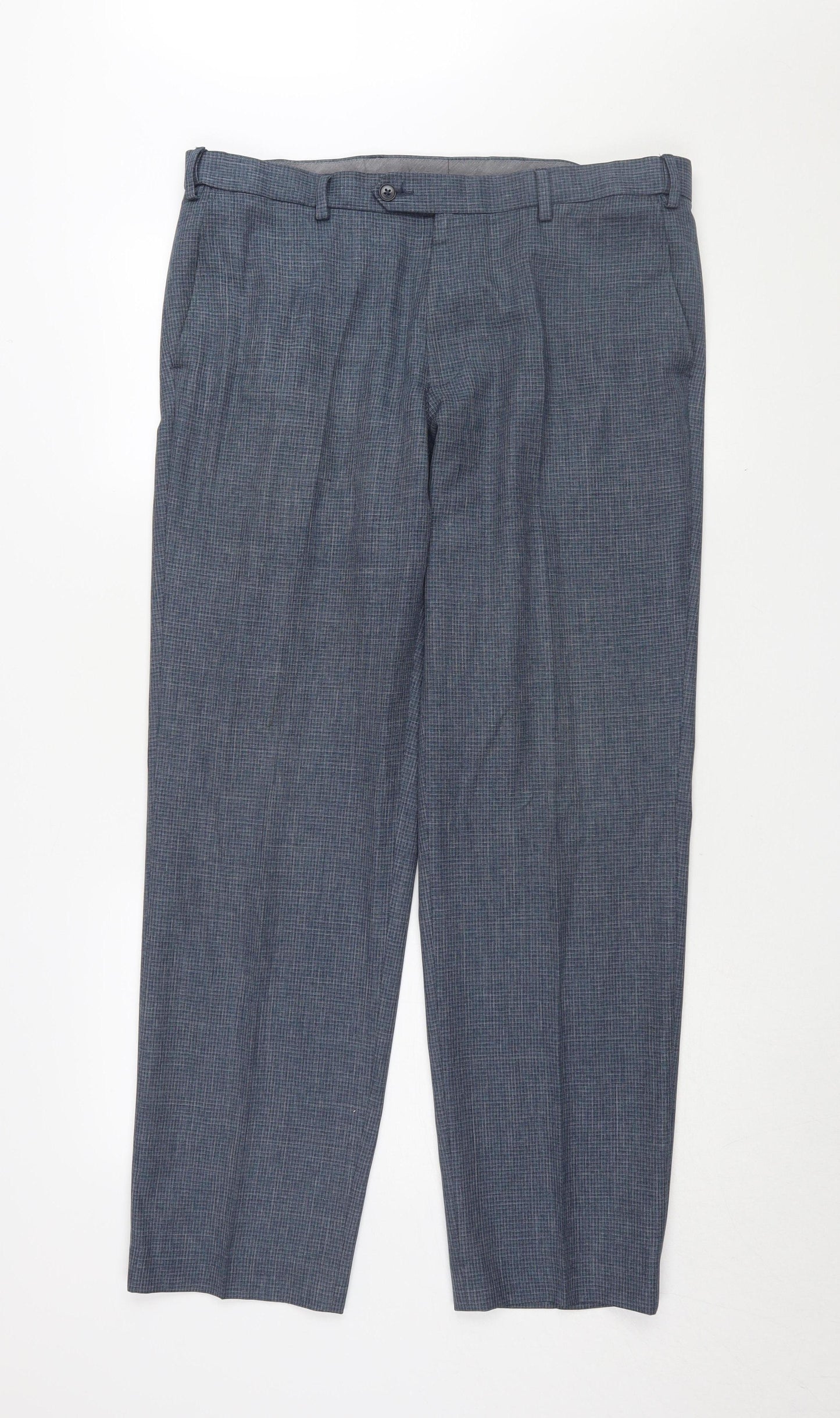 Marks and Spencer Men's Blue Dress Pants Size 36