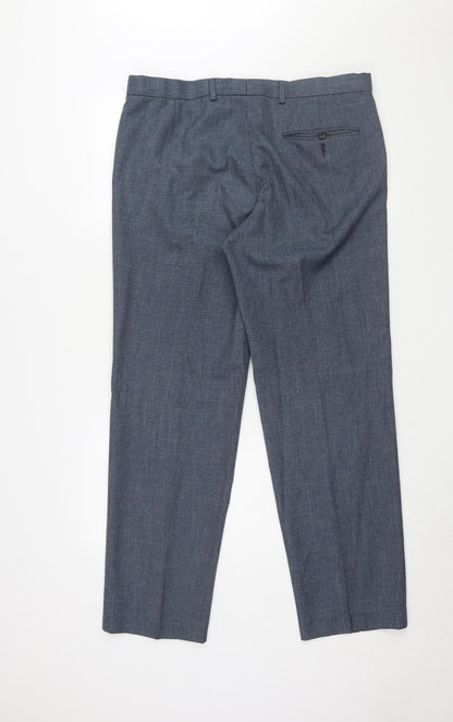 Marks and Spencer Men's Blue Dress Pants Size 36