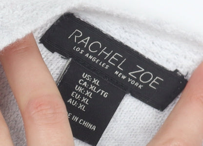 Womens UK Size XL Rachel Zoe Ivory Pullover Jumper