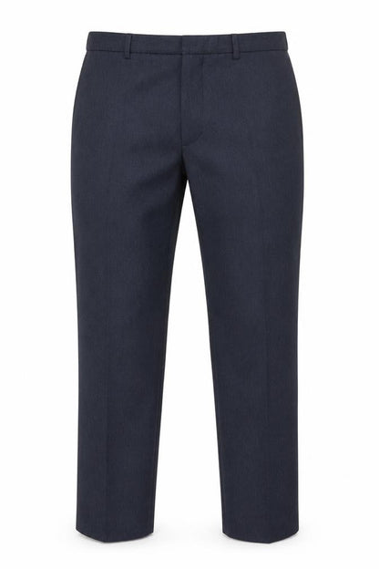 Mens UK Size L Marks and Spencer Regular Fit Dress Pants Blue Trousers