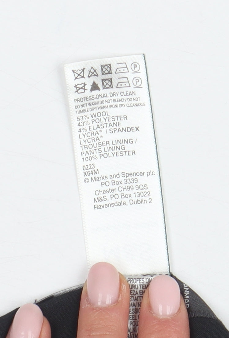 Marks and Spencer Men's Blue Dress Pants, Size XL