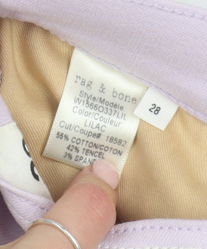 Rag & Bone Women's Purple Skinny Jeans Size 28
