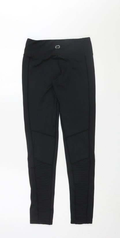 Yoga Leggs Women's Black Stretch Leggings, Size S
