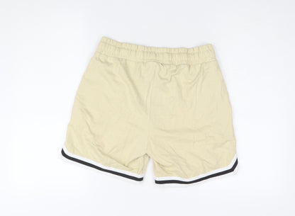 boohooMAN Men's Beige Sweat Shorts, Size S, Summer