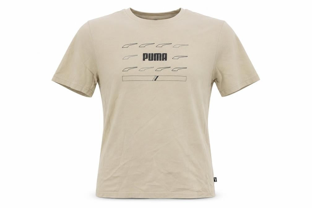 Mens UK Size S PUMA Beige  T-Shirt