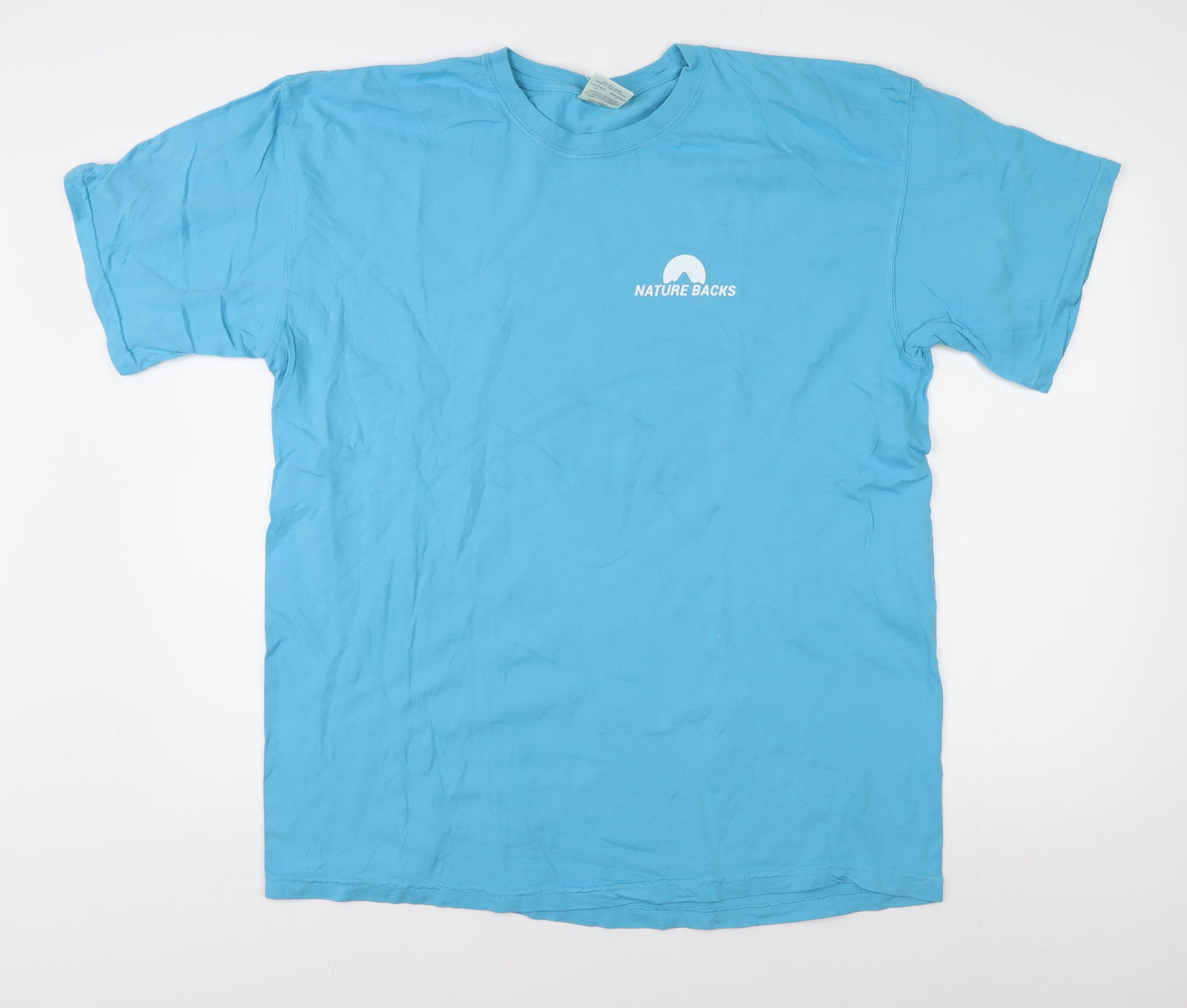 Mens UK Size XL Comfort Colors Blue  T-Shirt