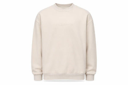 Collusion Men's Beige Pullover Sweatshirt S