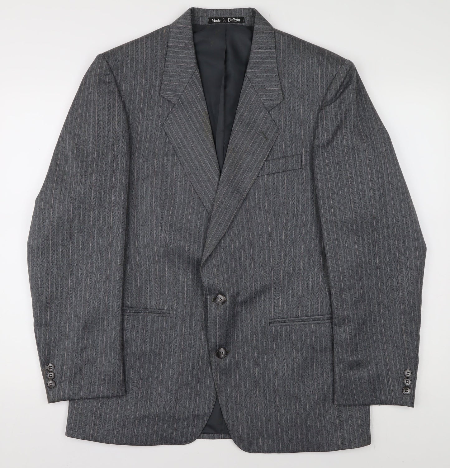 Mens UK Size 40 Dunn & Co Regular Grey Suit Jacket