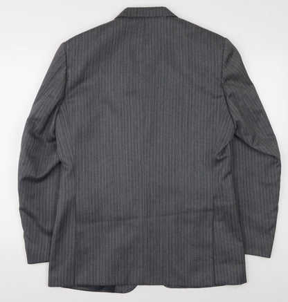 Mens UK Size 40 Dunn & Co Regular Grey Suit Jacket