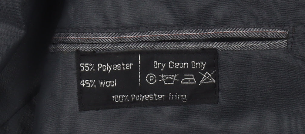 Mens UK Size 40 Dunn & Co Regular Grey Suit Jacket