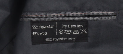 Mens UK Size 40 Dunn & Co Regular Grey Suit Jacket