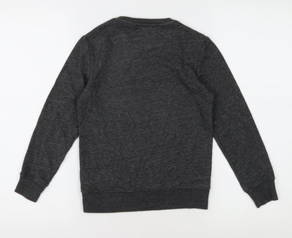 Next Boys Grey Batman Long Sleeve Pullover T-Shirt, 8 Years