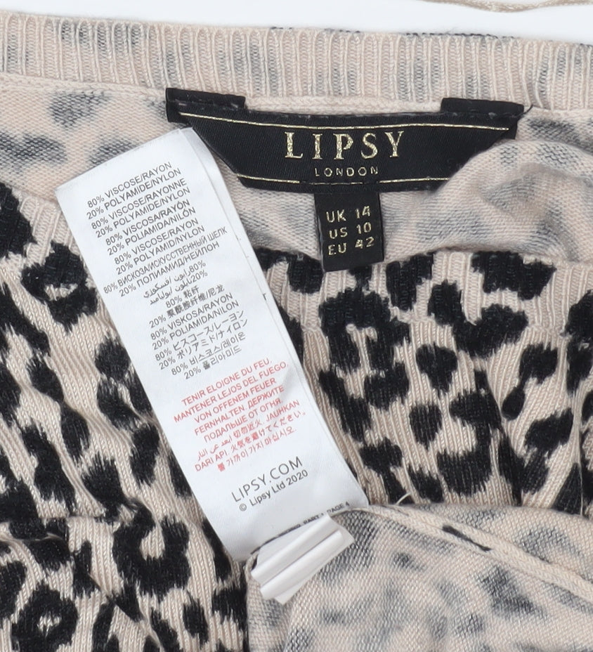 Womens UK Size 14 Lipsy Multicoloured  Blouse