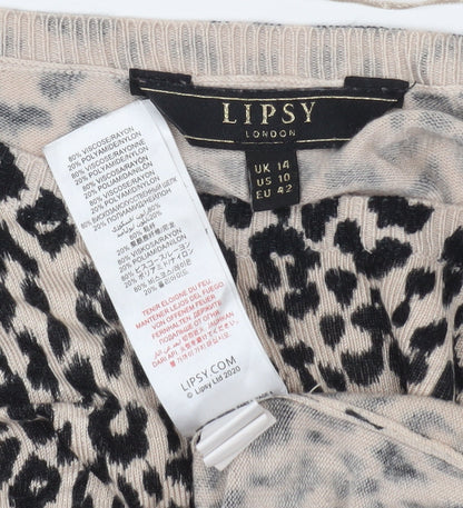 Womens UK Size 14 Lipsy Multicoloured  Blouse