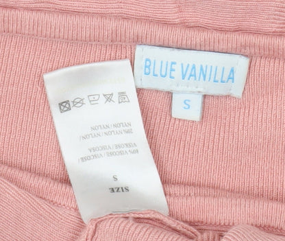 Blue Vanilla Women's Pink Pullover Jumper - Size S