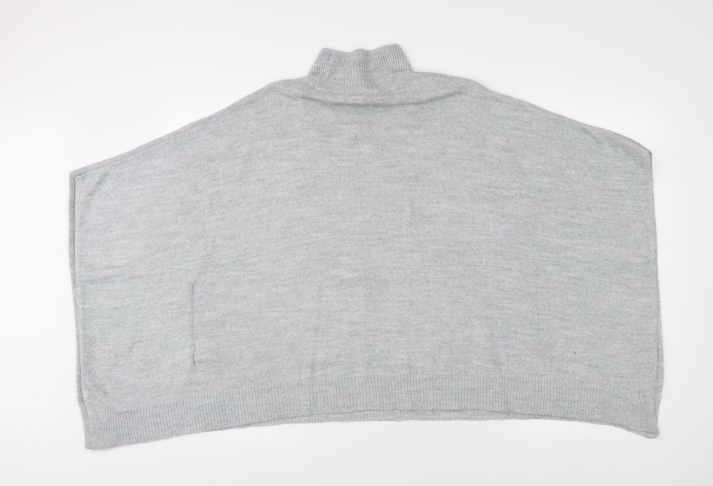 Womens UK Size S Oasis Grey Cape Jumper