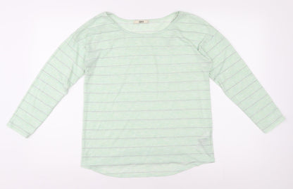 Womens UK Size S Oasis Green Basic T-Shirt