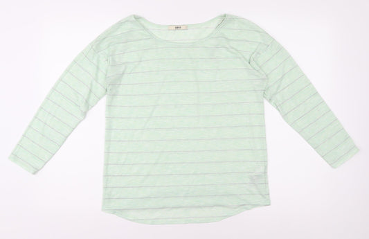 Womens UK Size S Oasis Green Basic T-Shirt