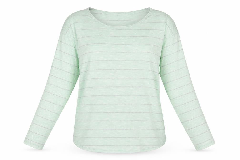 Womens UK Size S Oasis Green Basic T-Shirt