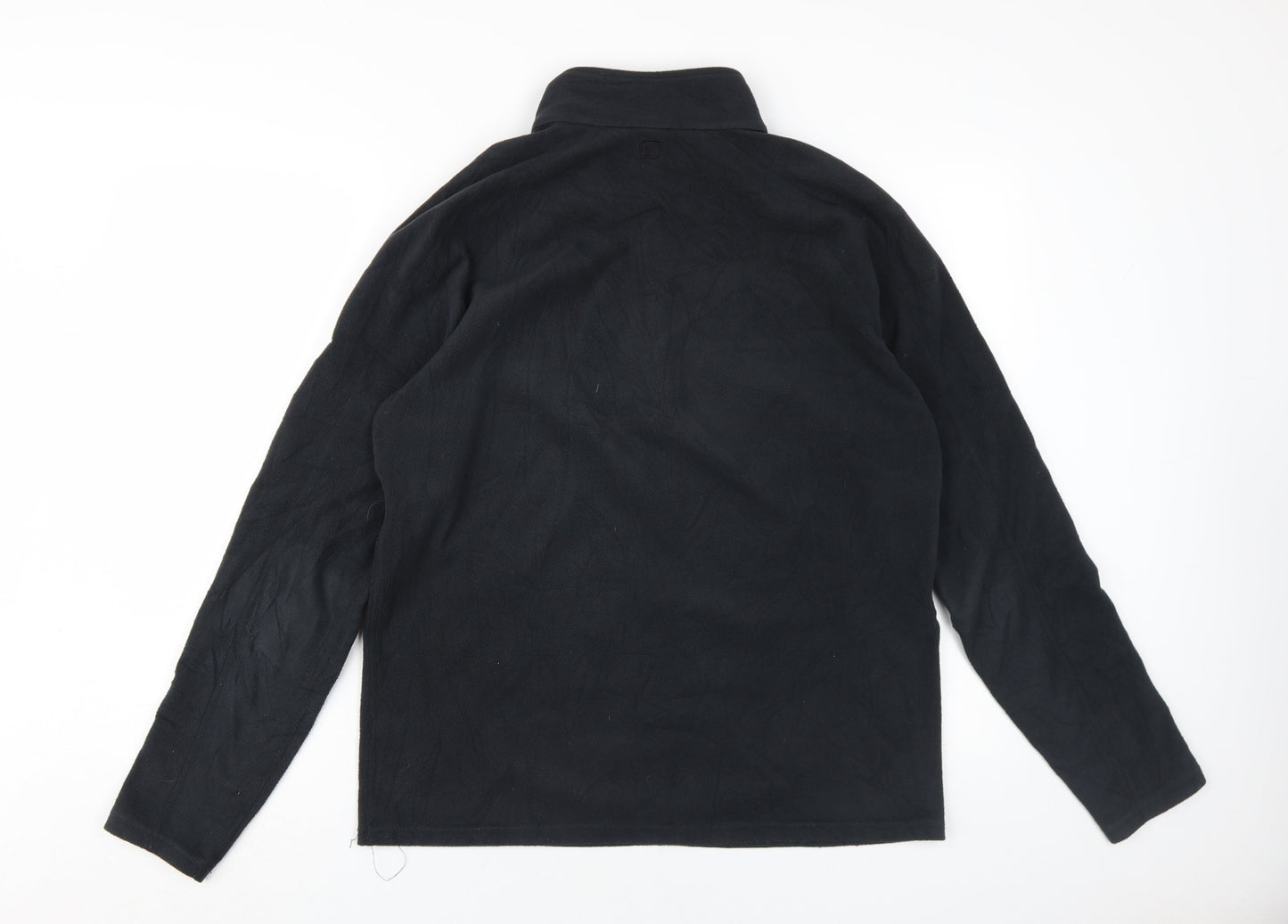 Eastern Mountain Sports Men's Black 1/4 Zip Fleece Sweatshirt M