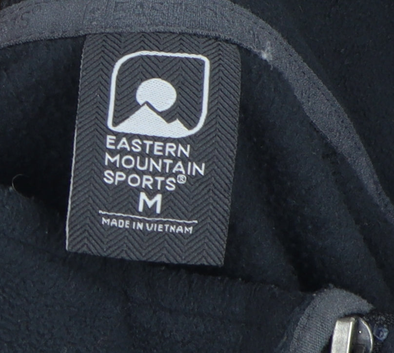 Eastern Mountain Sports Men's Black 1/4 Zip Fleece Sweatshirt M