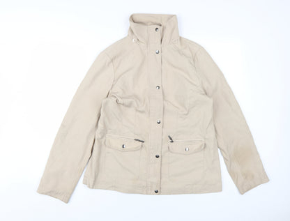 Womens UK Size 14 Marks and Spencer Beige Basic Jacket