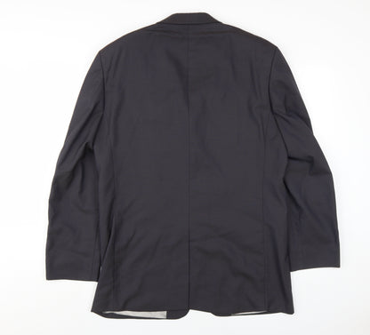 Mens UK Size 40 NEXT Regular Black Suit Jacket