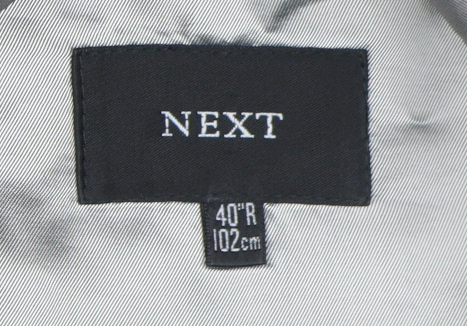 Mens UK Size 40 NEXT Regular Black Suit Jacket