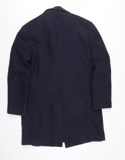 Zara Men’s Black Mid-Length Coat L