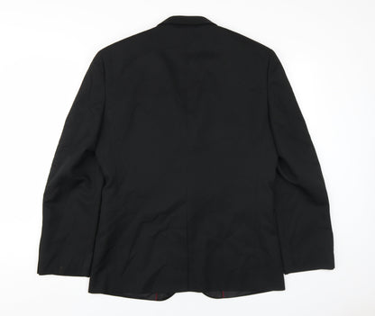 Mens UK Size 40 Taylor & Wright Regular Black Suit Tuxedo