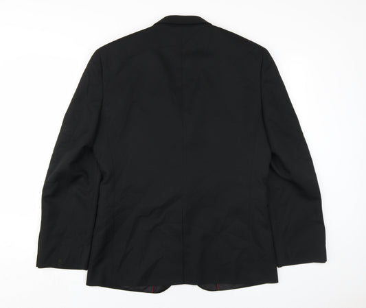 Mens UK Size 40 Taylor & Wright Regular Black Suit Tuxedo