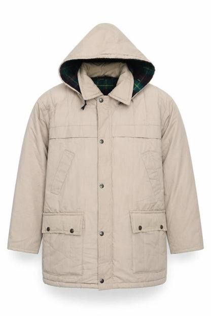 Mens UK Size M JB Outer Wear Beige Parka Coat