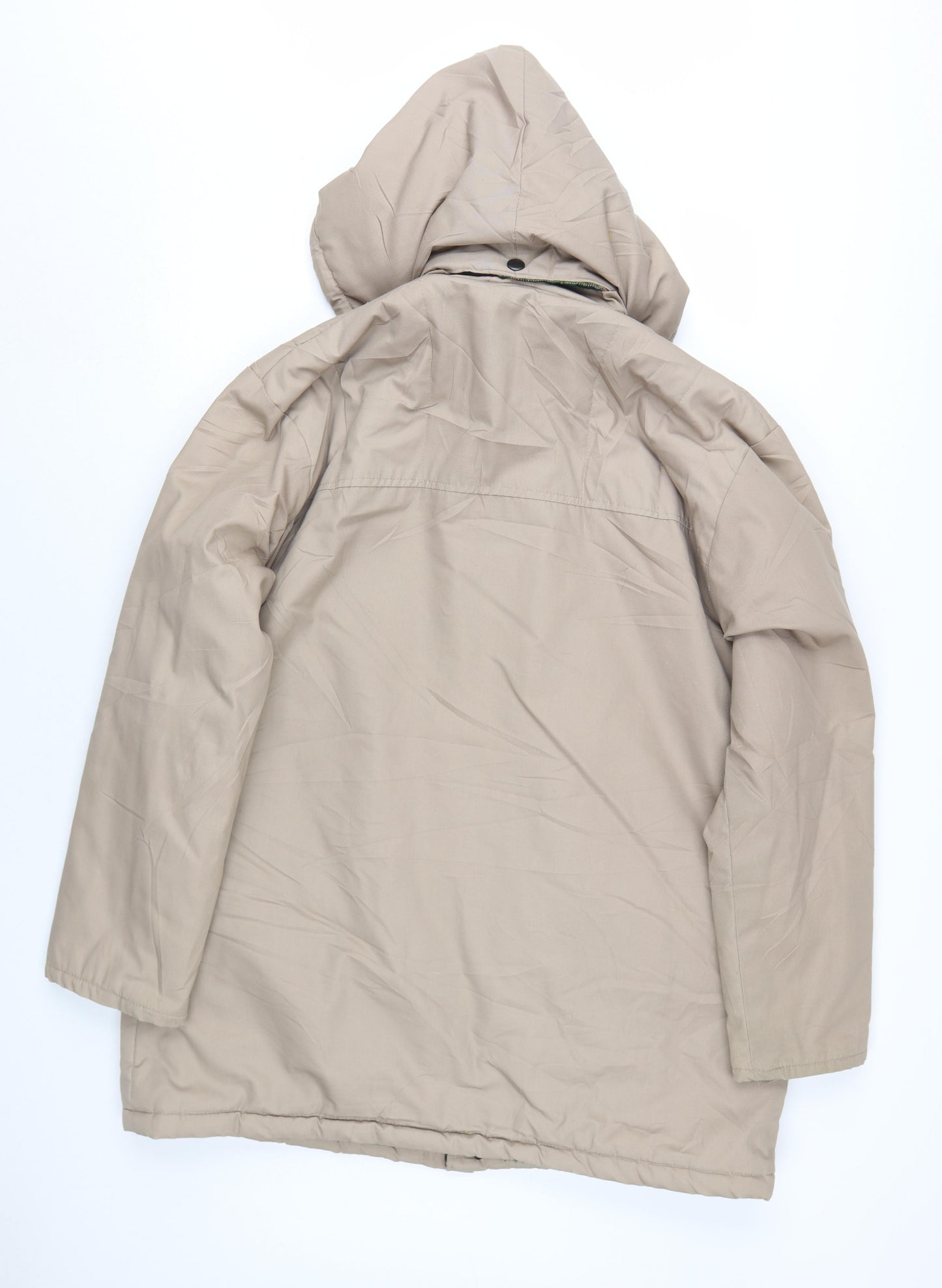 Mens UK Size M JB Outer Wear Beige Parka Coat