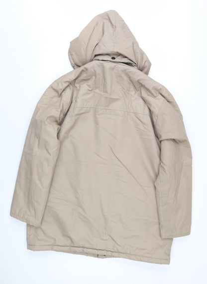 Mens UK Size M JB Outer Wear Beige Parka Coat