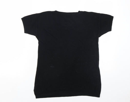 Gap Women's Black XS Crew Neck Pullover Jumper