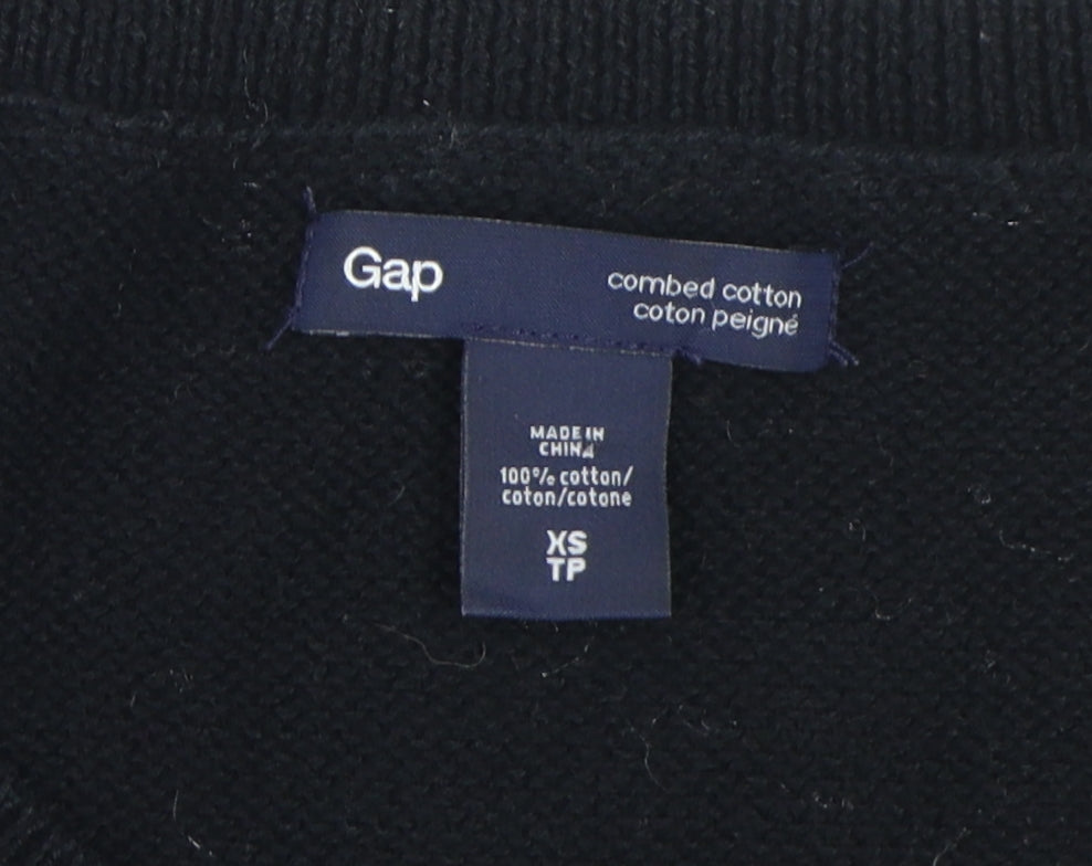 Gap Women's Black XS Crew Neck Pullover Jumper