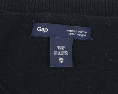 Gap Women's Black XS Crew Neck Pullover Jumper