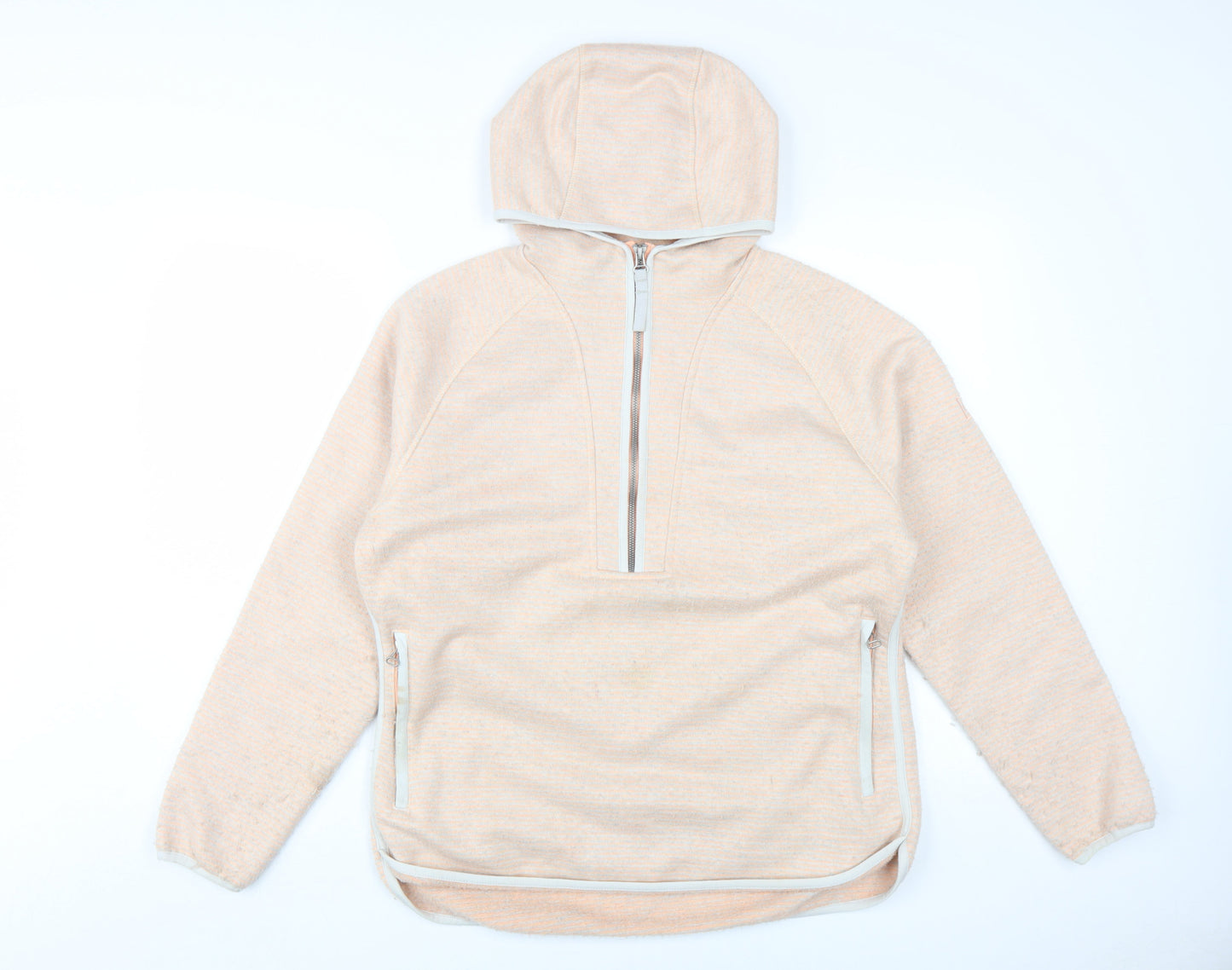 Craghoppers Women's Beige Half Zip Hoodie UK 12