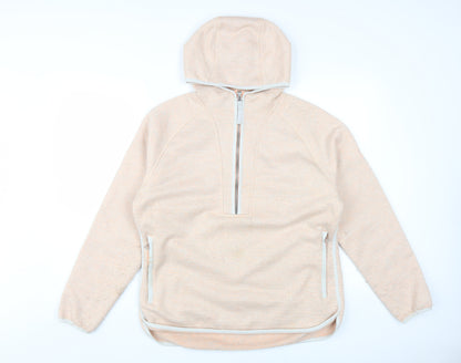 Craghoppers Women's Beige Half Zip Hoodie UK 12