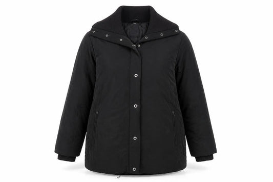 Womens UK Size 14 Frandsen Black Overcoat