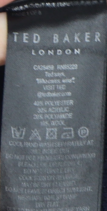 Ted Baker Men's L Black Crew Neck Jumper