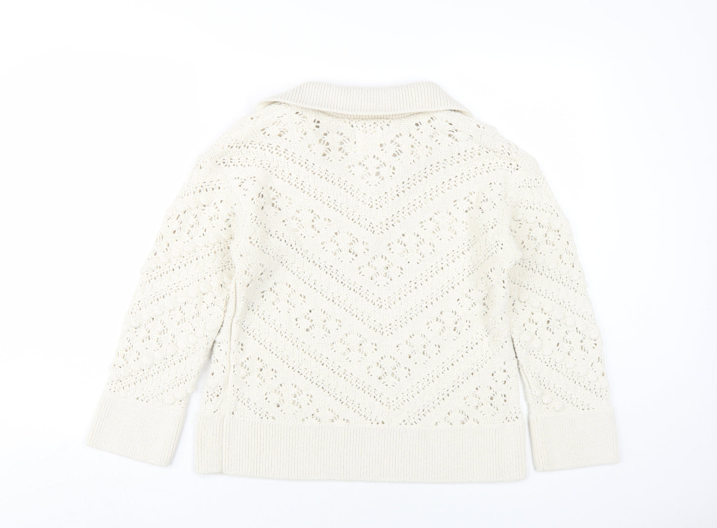 Womens UK Size 6 River Island Ivory Pullover Jumper