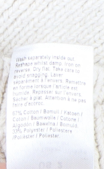 Womens UK Size 6 River Island Ivory Pullover Jumper