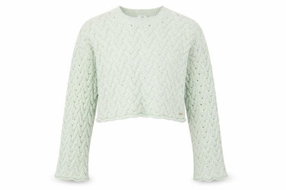 River Island Girls Green Pullover Jumper 13-14 Years