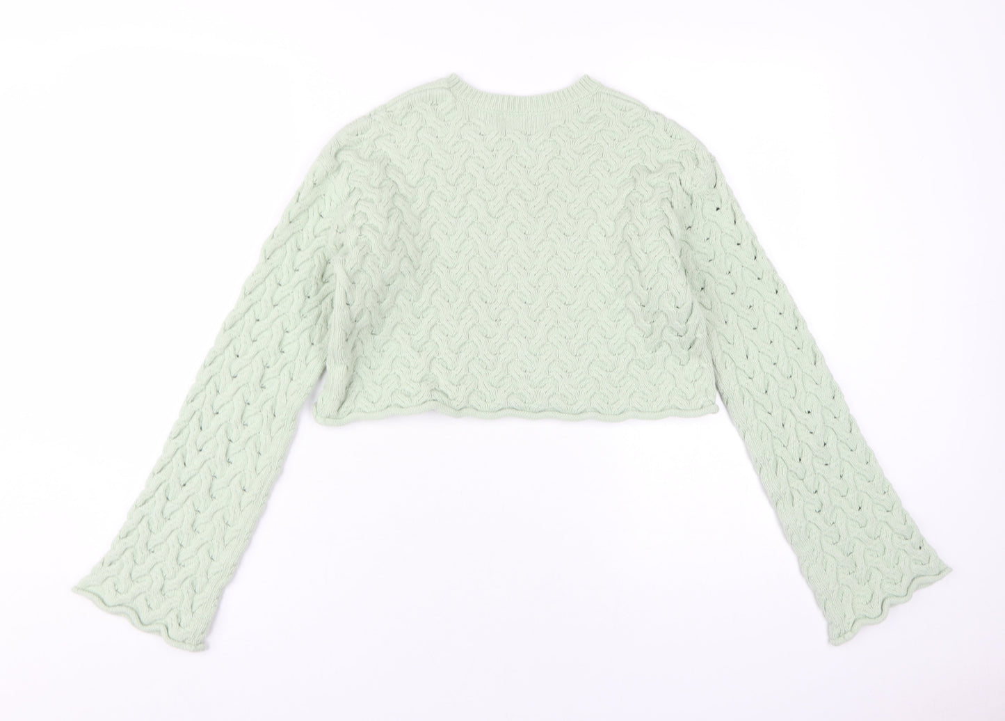 River Island Girls Green Pullover Jumper 13-14 Years