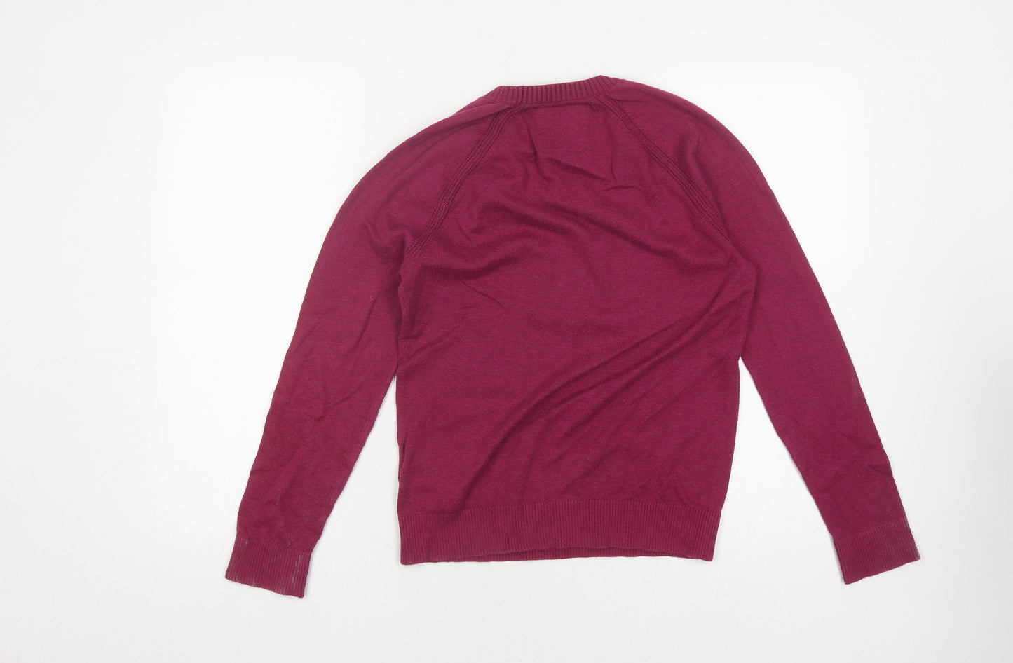 Womens UK Size XS Hollister Red Pullover Jumper