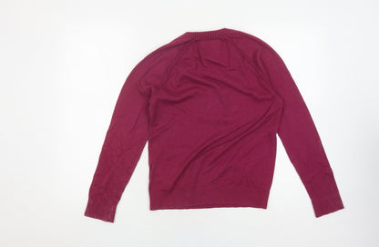Womens UK Size XS Hollister Red Pullover Jumper
