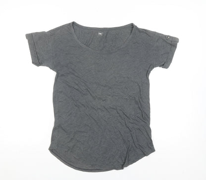 Womens UK Size S Gap Grey Basic T-Shirt