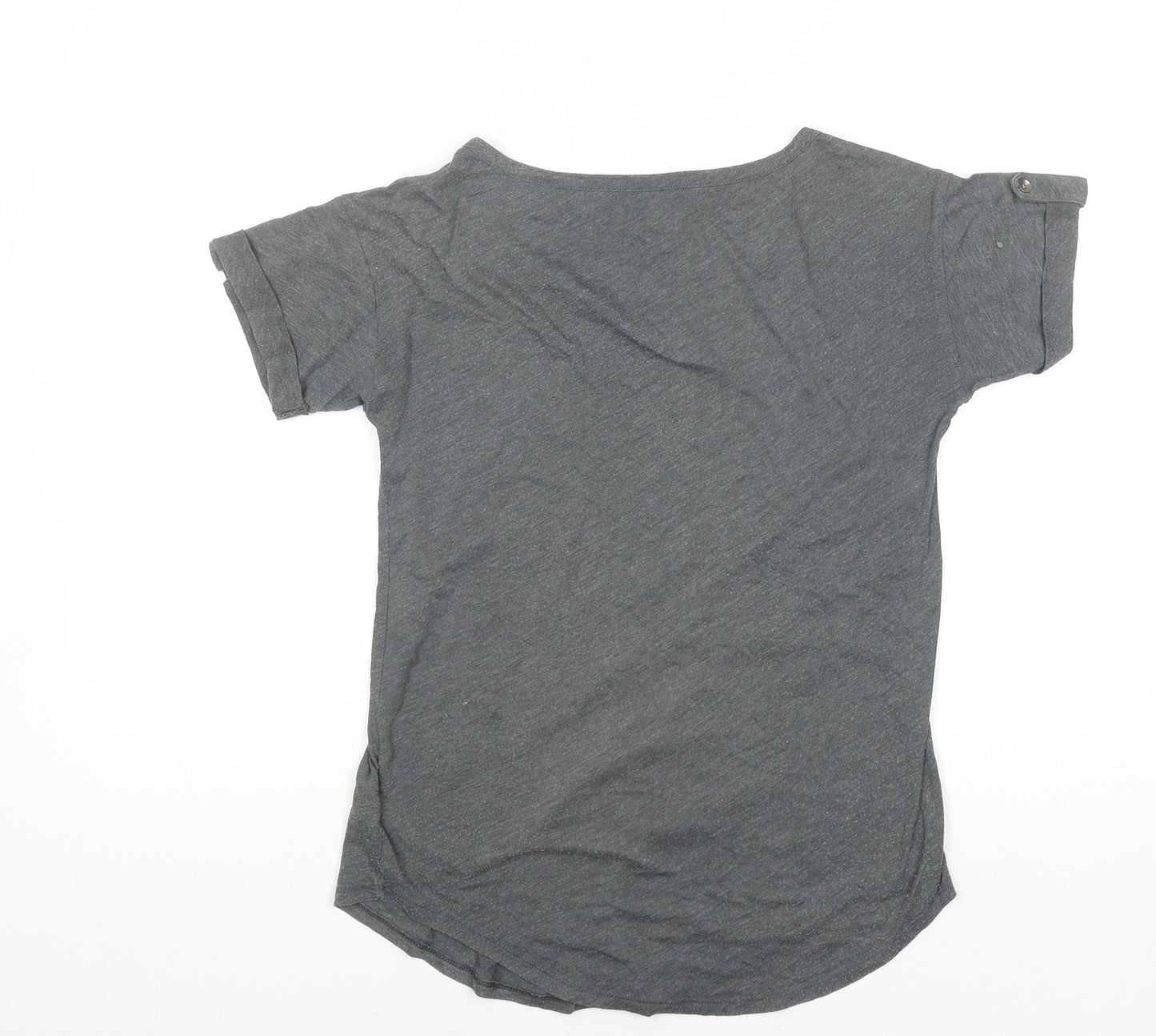 Womens UK Size S Gap Grey Basic T-Shirt